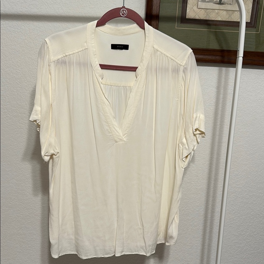 J. Crew V-Neck Blouse